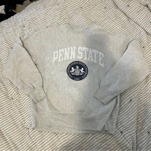 Reverse Weave Penn State Crewneckn- size small